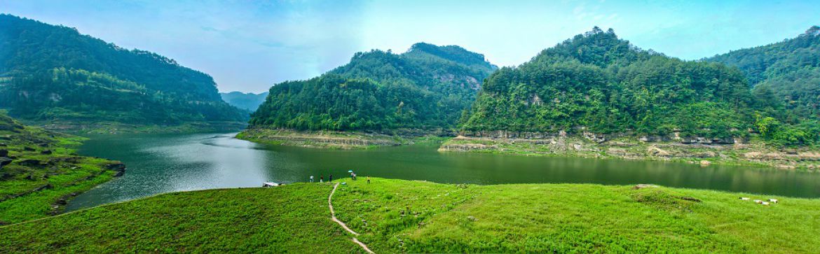 长沙湖美景