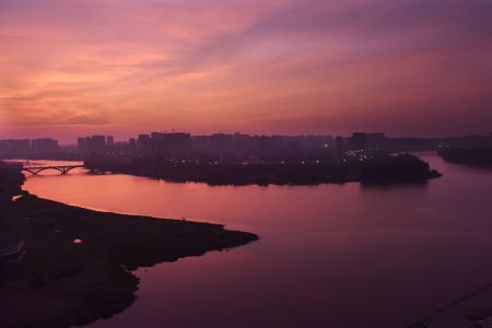 沱江晨曦